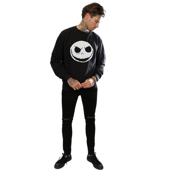 Nightmare Before Christmas Mens Jack Skellington Cotton Sweatshirt