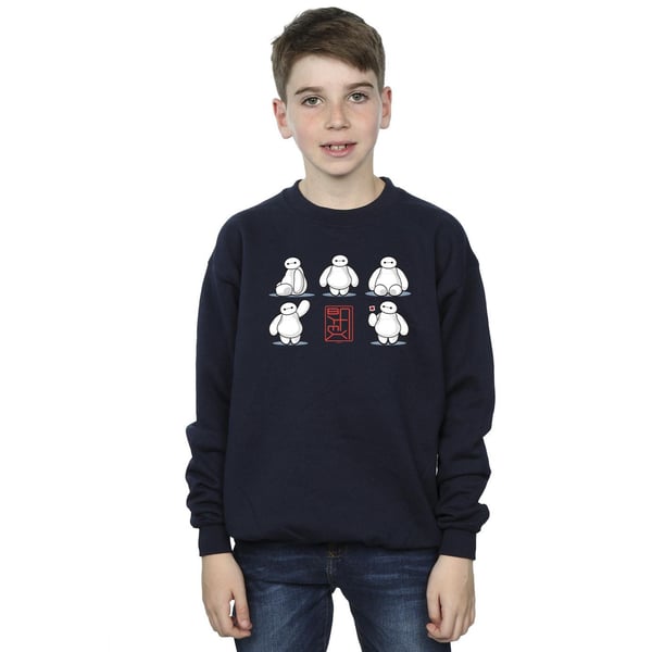 Disney Boys Big Hero 6 Baymax Many Poses Sweatshirt