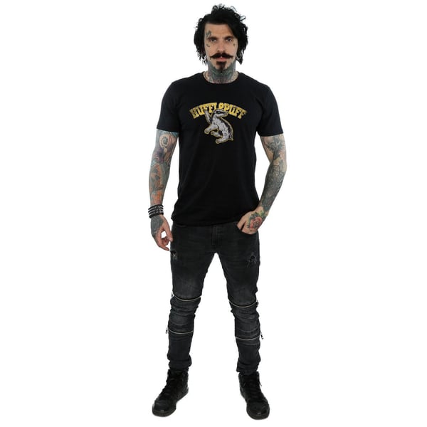 Harry Potter Mens Hufflepuff Cotton T-Shirt