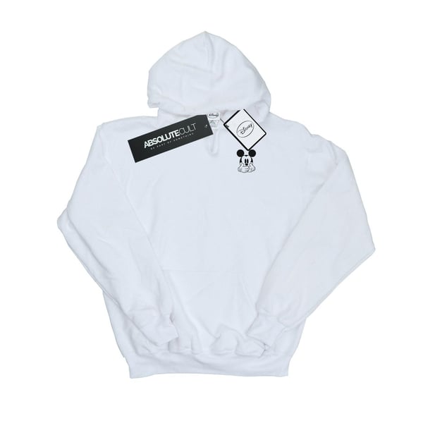 Disney Womens/Ladies Mickey Mouse Dont Speak Breast Print Hoodie