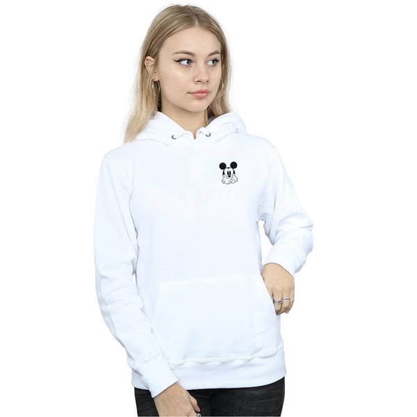 Disney Womens/Ladies Mickey Mouse Dont Speak Breast Print Hoodie