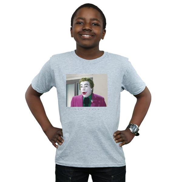DC Comics Boys Batman TV Series Joker Photograph T-Shirt