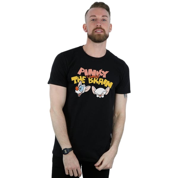 Animaniacs Mens Pinky And The Brain Heads T-Shirt