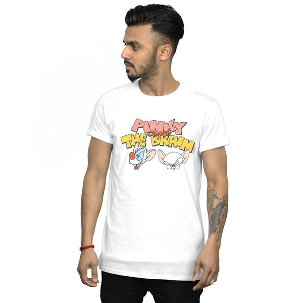 Animaniacs Mens Pinky And The Brain Heads T-Shirt