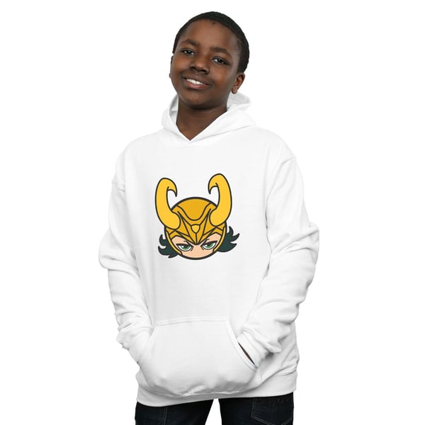 Marvel Boys Loki Close Up Hoodie