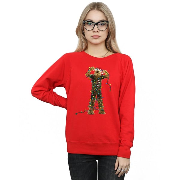 Star Wars Womens/Ladies Chewbacca Christmas Lights Sweatshirt