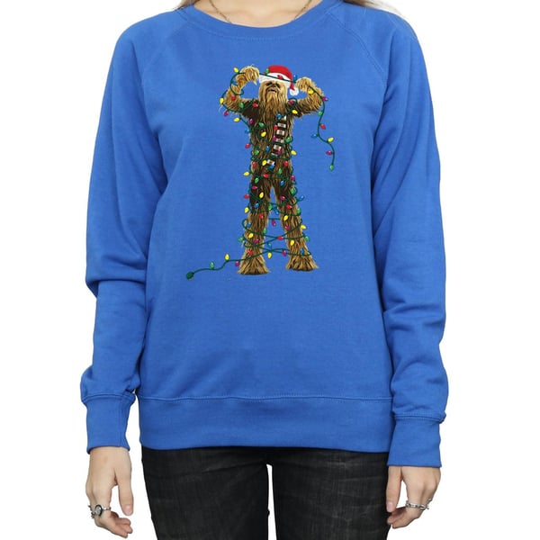 Star Wars Womens/Ladies Chewbacca Christmas Lights Sweatshirt