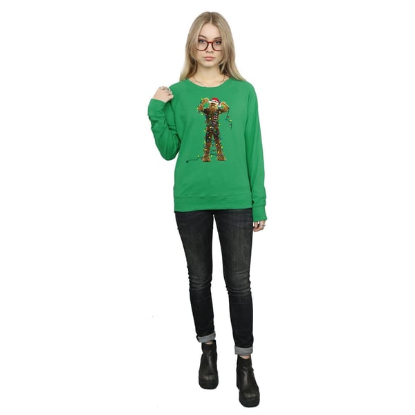 Star Wars Womens/Ladies Chewbacca Christmas Lights Sweatshirt