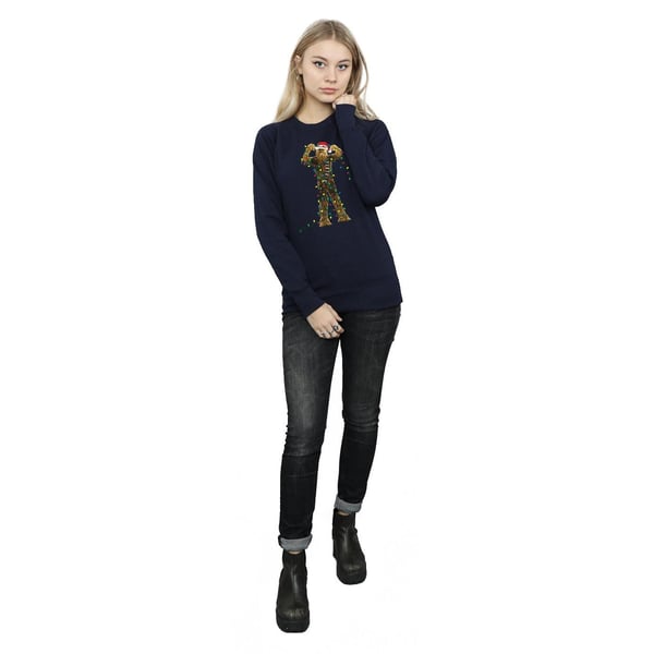Star Wars Womens/Ladies Chewbacca Christmas Lights Sweatshirt
