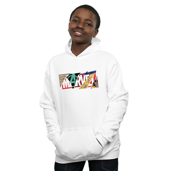 Marvel Boys Collage Logo Hoodie