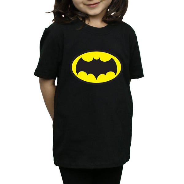 DC Comics Girls Batman TV Series Logo Cotton T-Shirt