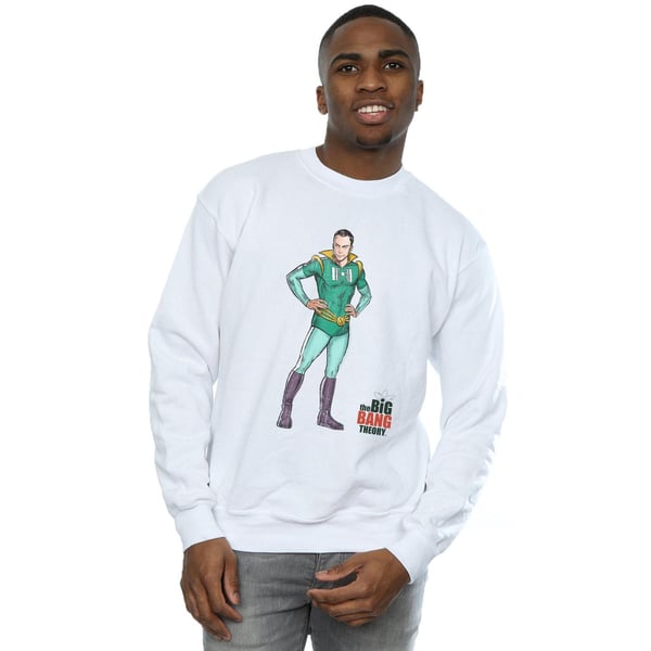 The Big Bang Theory Mens Sheldon Superhero Sweatshirt