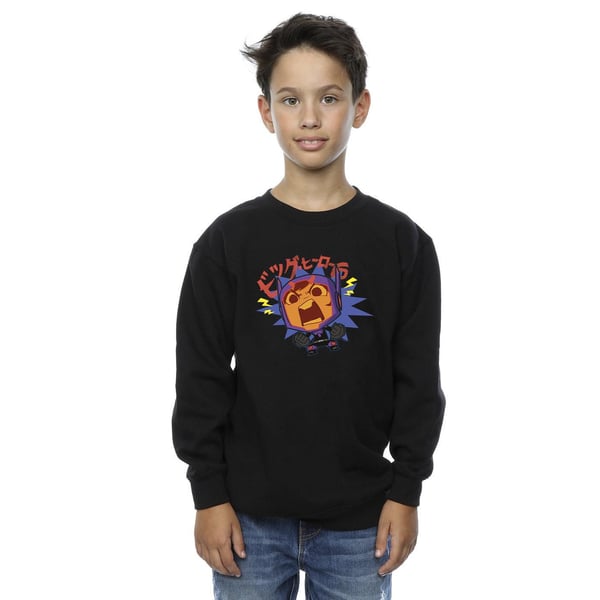 Disney Boys Big Hero 6 Baymax Hiro Angry Manga Sweatshirt
