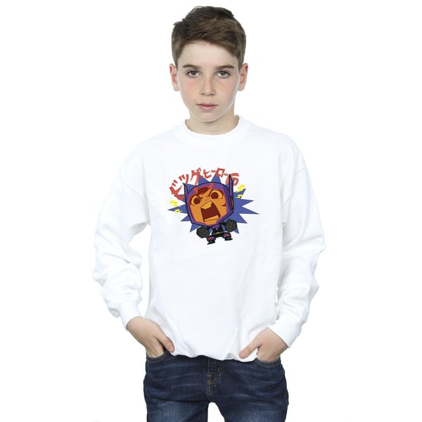 Disney Boys Big Hero 6 Baymax Hiro Angry Manga Sweatshirt