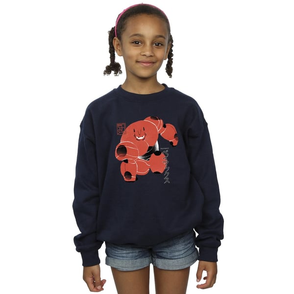 Disney Girls Big Hero 6 Baymax Suite Pose Sweatshirt