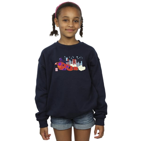 Disney Girls Big Hero 6 Baymax Hiro Bridge Sweatshirt