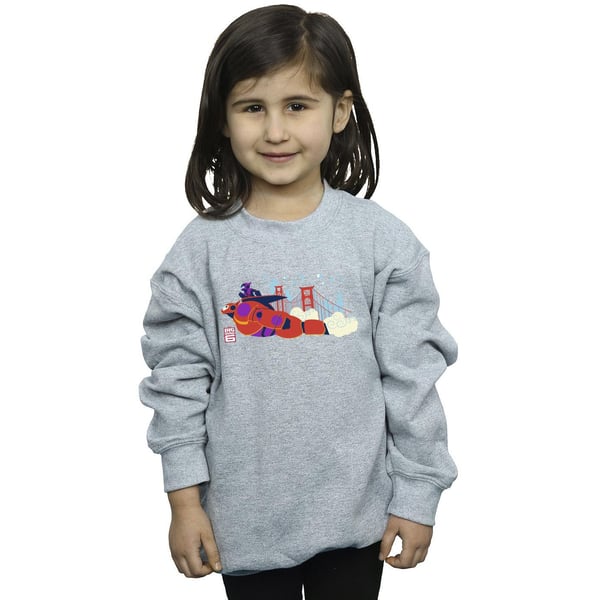 Disney Girls Big Hero 6 Baymax Hiro Bridge Sweatshirt