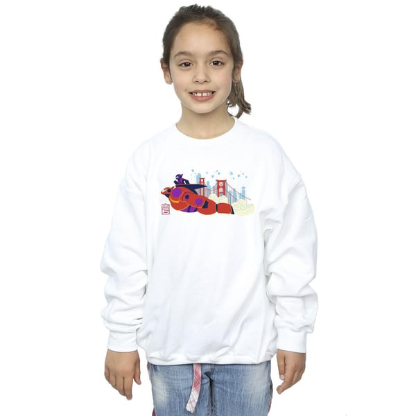 Disney Girls Big Hero 6 Baymax Hiro Bridge Sweatshirt