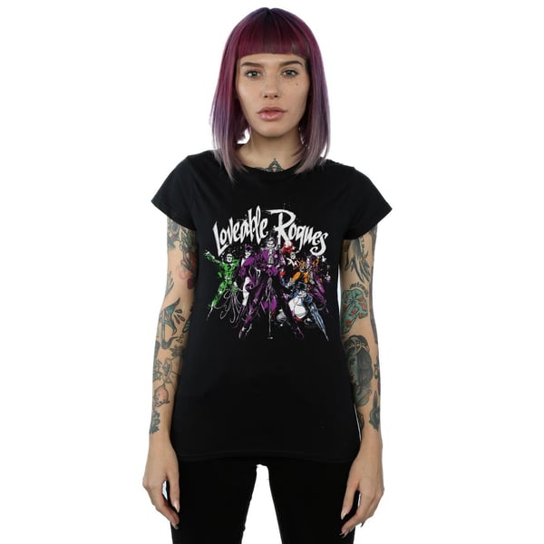 DC Comics Womens/Ladies Batman Loveable Rogues Cotton T-Shirt
