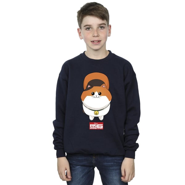 Disney Boys Big Hero 6 Baymax Kitten Face Sweatshirt