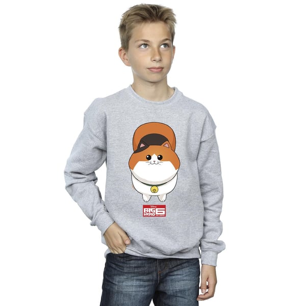 Disney Boys Big Hero 6 Baymax Kitten Face Sweatshirt