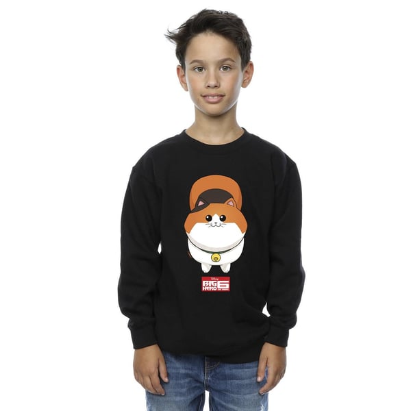 Disney Boys Big Hero 6 Baymax Kitten Face Sweatshirt