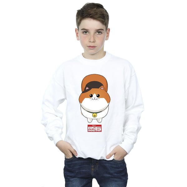 Disney Boys Big Hero 6 Baymax Kitten Face Sweatshirt