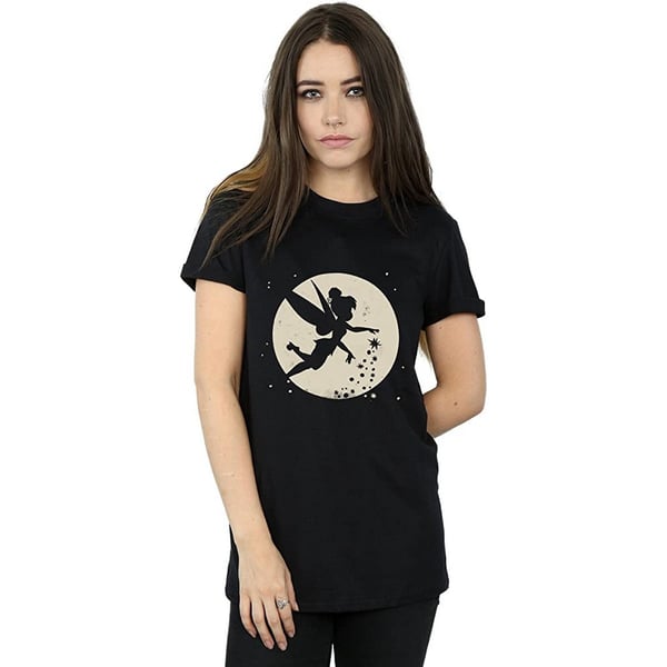 Tinkerbell Womens/Ladies Moon Cotton Cropped T-Shirt