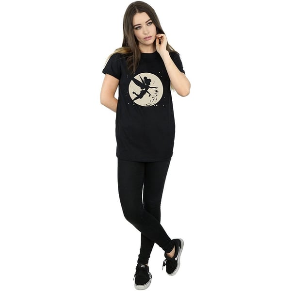 Tinkerbell Womens/Ladies Moon Cotton Cropped T-Shirt