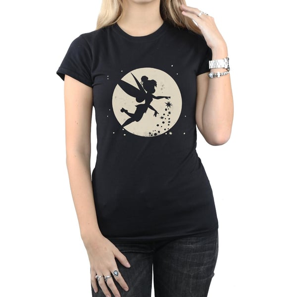 Tinkerbell Womens/Ladies Moon Cotton Cropped T-Shirt