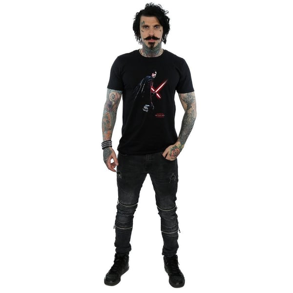 Star Wars: The Last Jedi Mens Kylo Ren Shadow Cotton T-Shirt