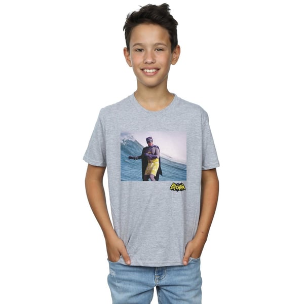 DC Comics Boys Batman TV Series Surfing Logo T-Shirt