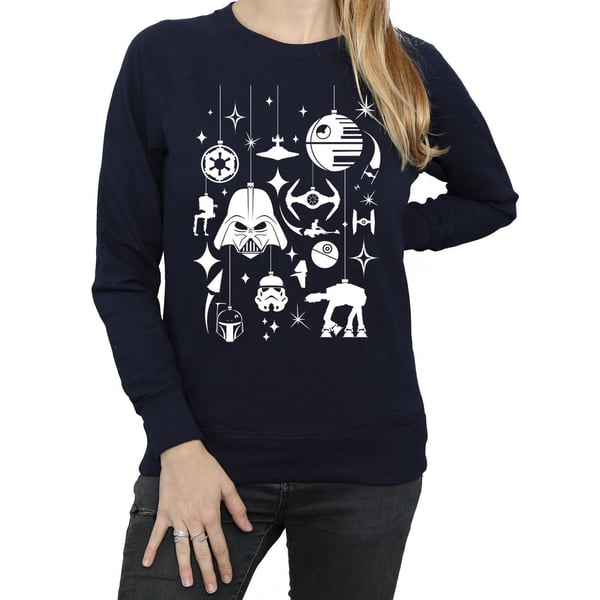 Star Wars Womens/Ladies Christmas Decorations Sweatshirt