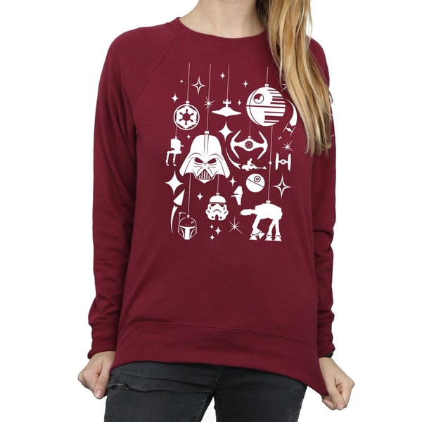 Star Wars Womens/Ladies Christmas Decorations Sweatshirt