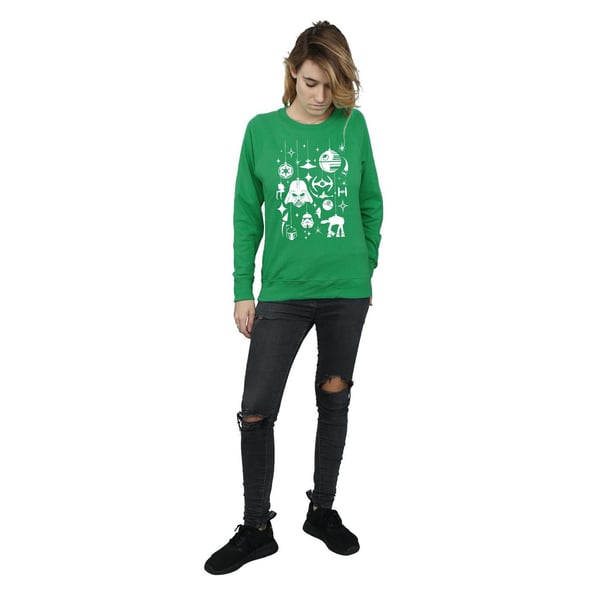 Star Wars Womens/Ladies Christmas Decorations Sweatshirt
