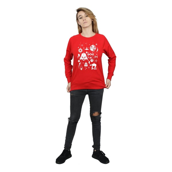 Star Wars Womens/Ladies Christmas Decorations Sweatshirt