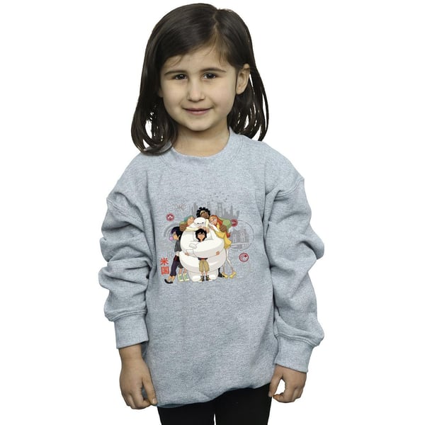 Disney Girls Big Hero 6 Baymax Group Hug Sweatshirt