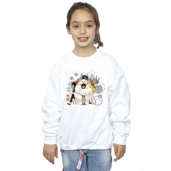 Disney Girls Big Hero 6 Baymax Group Hug Sweatshirt