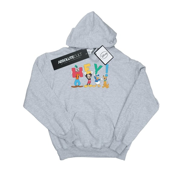 Disney Womens/Ladies Mickey Mouse Friends Hey Hoodie