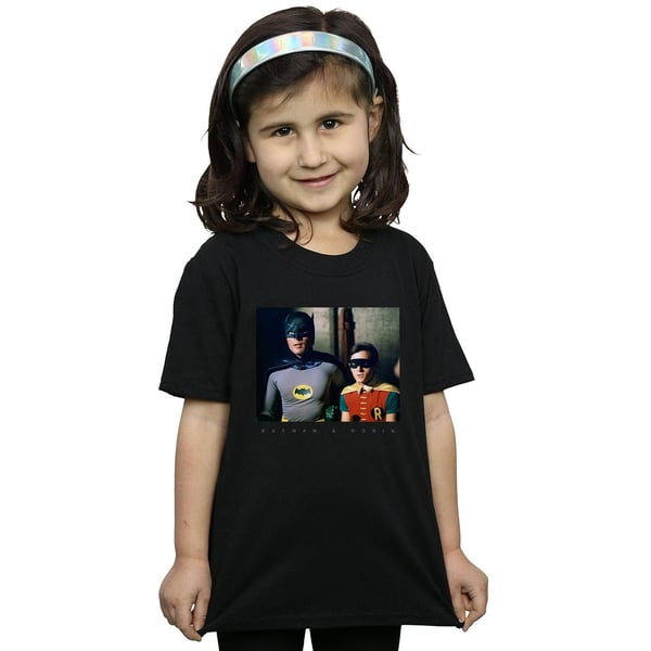 DC Comics Girls Batman TV Series Dynamic Duo Photograph Cotton T-Shirt