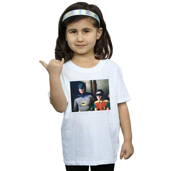 DC Comics Girls Batman TV Series Dynamic Duo Photograph Cotton T-Shirt