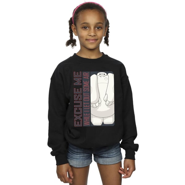 Disney Girls Big Hero 6 Baymax Excuse Me Some Air Sweatshirt