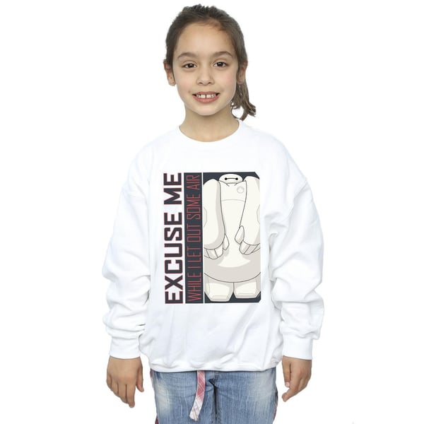 Disney Girls Big Hero 6 Baymax Excuse Me Some Air Sweatshirt