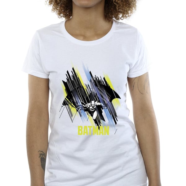 DC Comics Womens/Ladies Batman Flying Batman Cotton T-Shirt