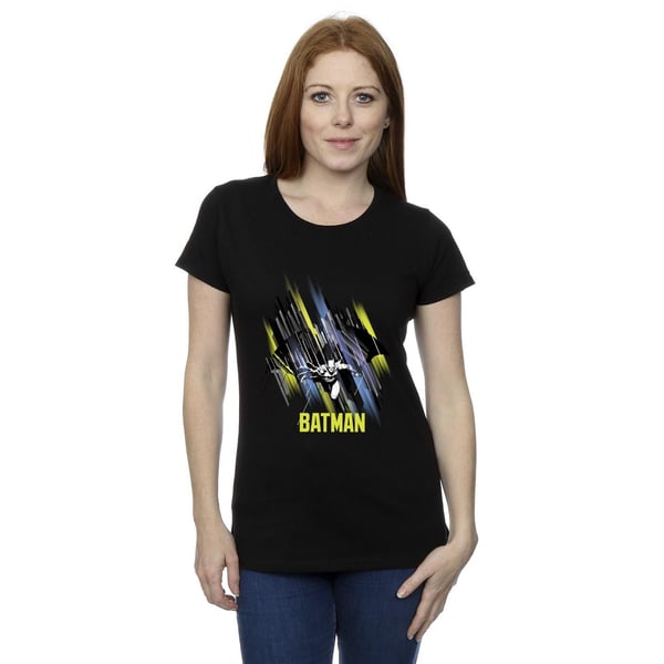 DC Comics Womens/Ladies Batman Flying Batman Cotton T-Shirt