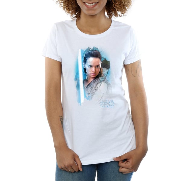 Star Wars: The Last Jedi Womens/Ladies Rey Brushed Cotton T-Shirt