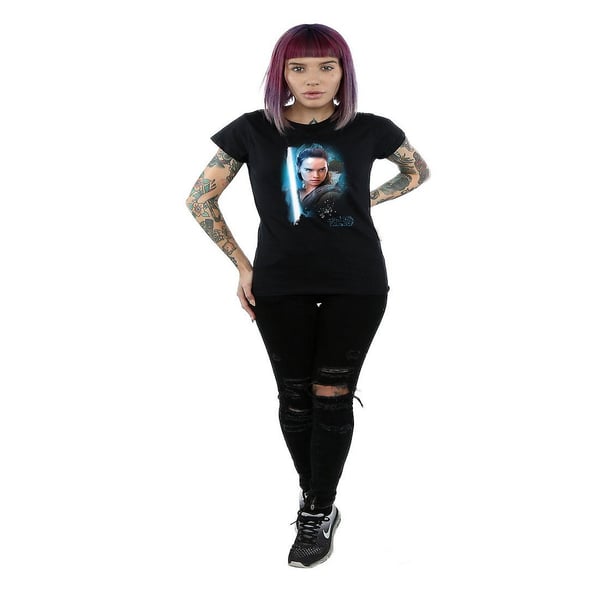 Star Wars: The Last Jedi Womens/Ladies Rey Brushed Cotton T-Shirt