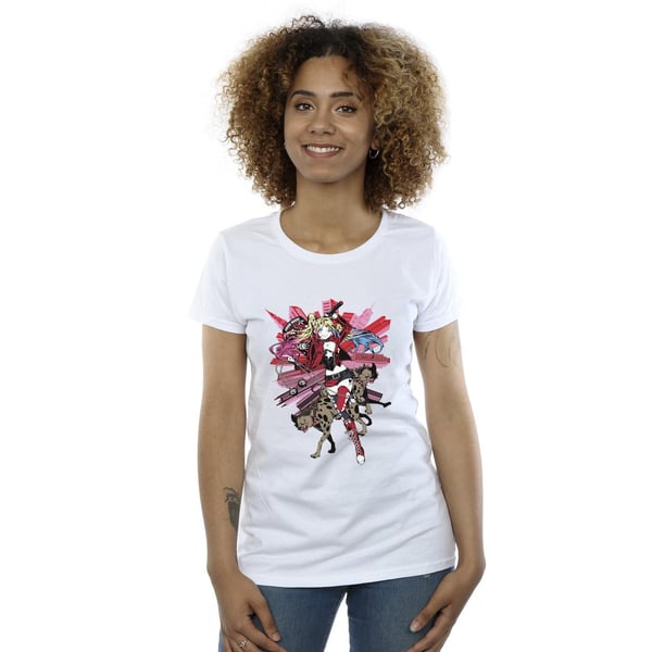 DC Comics Womens/Ladies Harley Quinn Hyenas Cotton T-Shirt