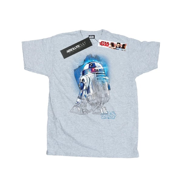 Star Wars: The Last Jedi Miesten R2-D2 Harjattu Puuvilla T-paita