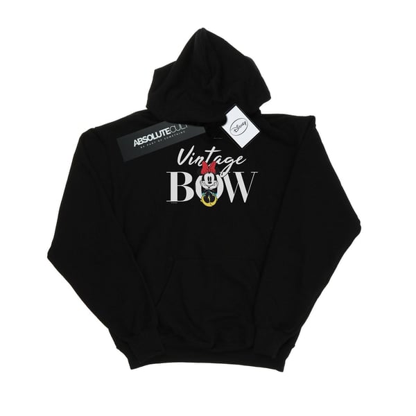 Disney Womens/Ladies Minnie Mouse Vintage Bow Hoodie